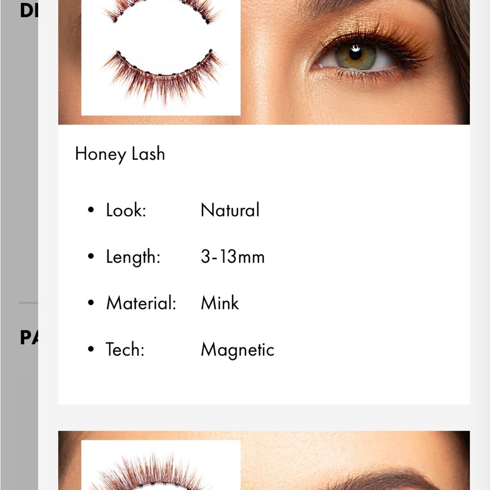 MoxieLash Silk Honey Faux Lash Kit with Tweezers and Eyeliner NEW - Picture 8 of 8